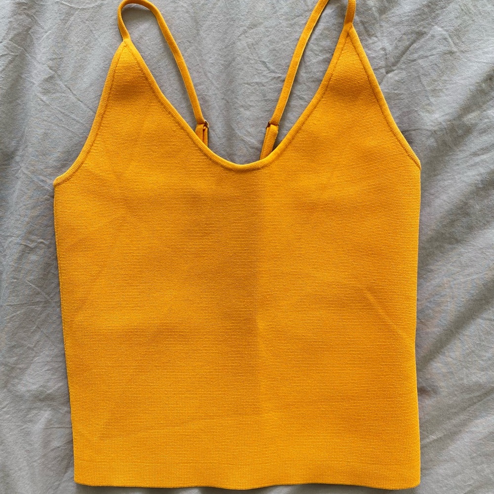 A.L.C. Orange Cropped Tank